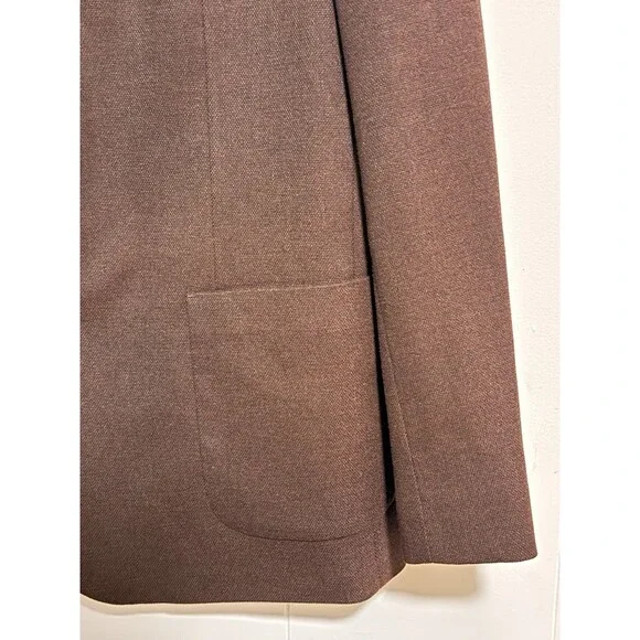 Tommy Hilfiger Men's Brown Modern Suit Jacket Size 48R - Two-Button Jacket Suit - Picture 11 of 15